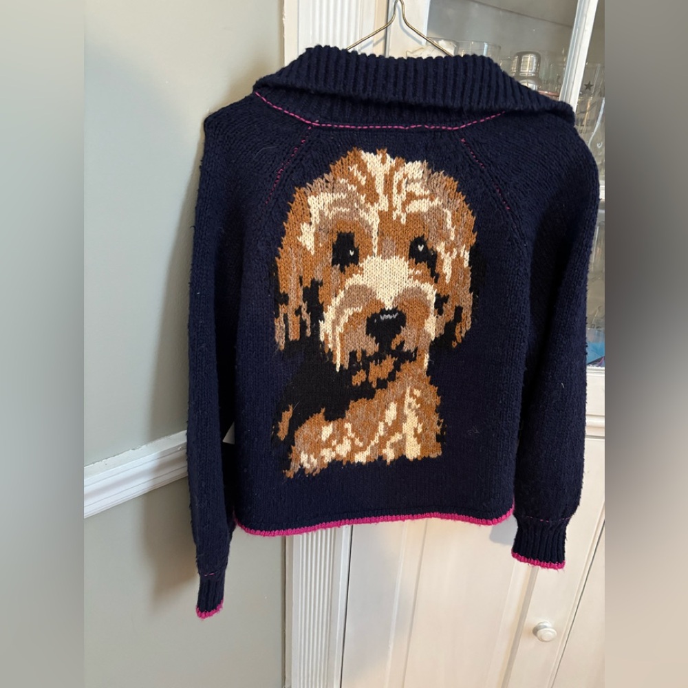 PILCRO ANTHROPOLOGIE DOG CARDIGAN